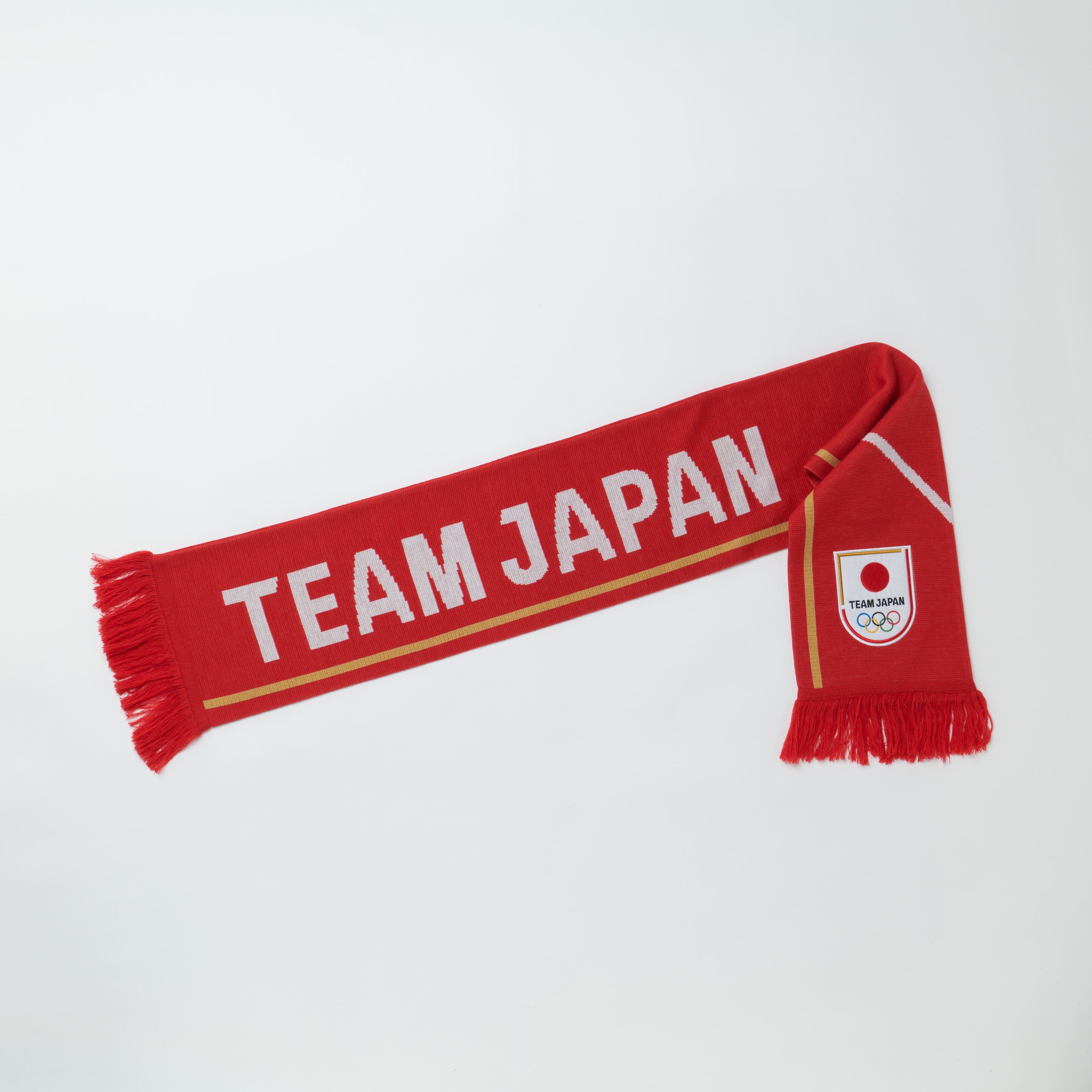 TEAM JAPAN ニットマフラー 2022 RED