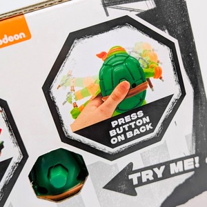 ☆US直輸入☆【 Teenage Mutant Ninja Turtles（ ティーンエイジ ミュータント ニンジャ タートルズ ）】 Turtles Sewer Shredders Pull Back Vehicles / 5インチ タートルズ スケートプルバックトイ / ミケランジェロ〚アメリカン雑貨 アメトイ〛