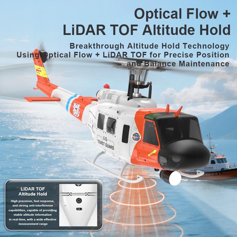 ◇YUXIANG F07S GPS RTF(カラー液晶プロポ) UH-1D Huey ヘリコプター