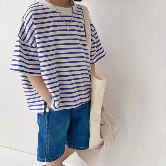 【即納】bobokids ボーダーTシャツ