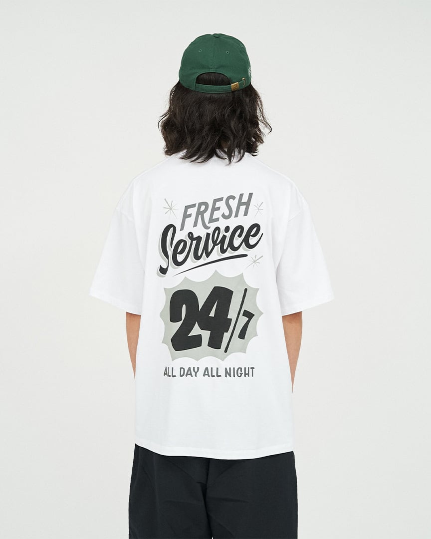 FreshService (フレッシュサービス) CORPORATE PRINTED S/S TEE ”ALL