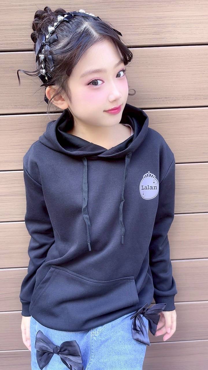 S-XL] Lalanグリッターハートパーカー ① | Lalan kids