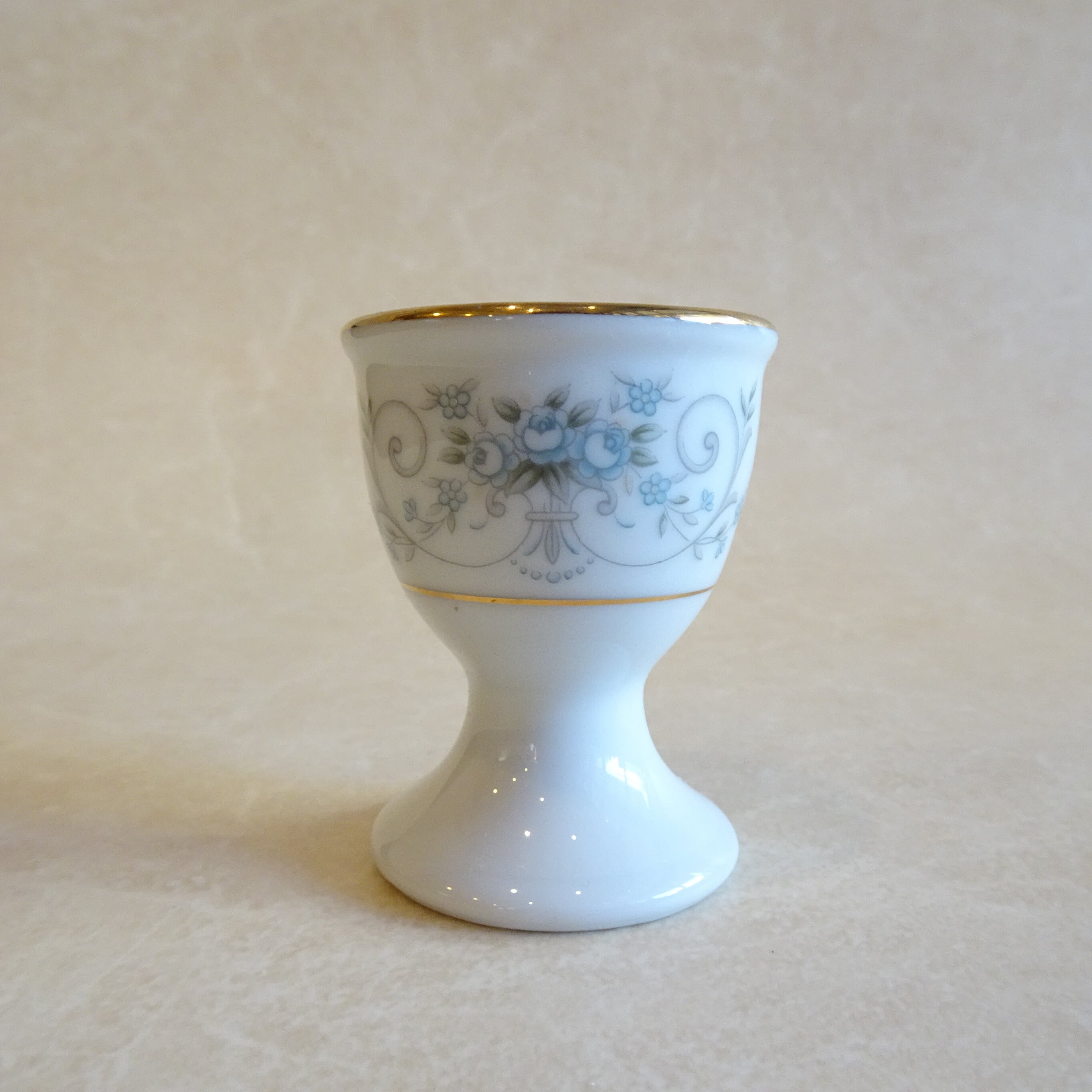 ノリタケ 花柄のエッグスタンド2個セット（A） | 純喫茶家具の村田商會