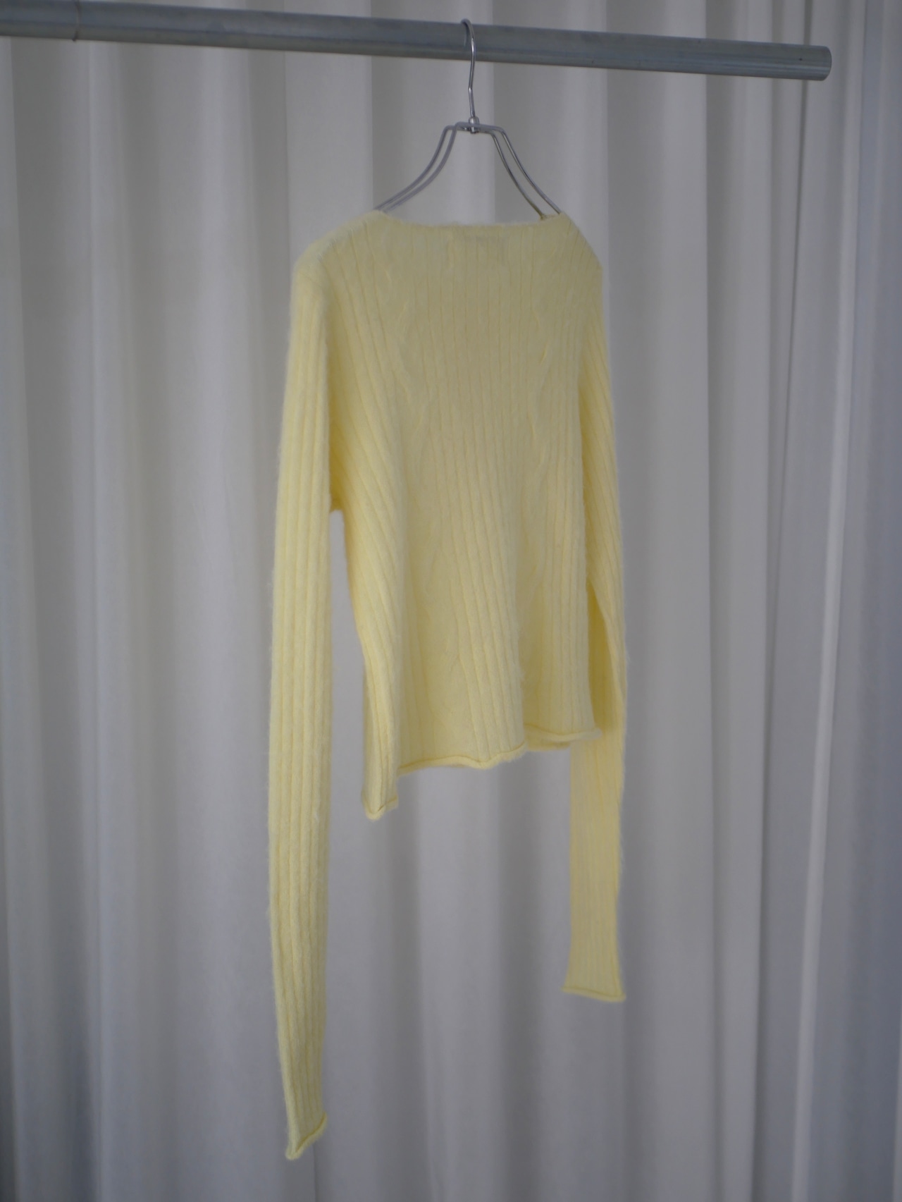 RITSUKO KARITA - Soft air cardigan〔plain〕Ice turquoise