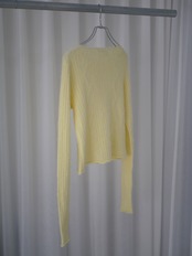 25aw 受注アイテム : RITSUKO KARITA - Soft air cardigan〔plain〕Ice turquoise
