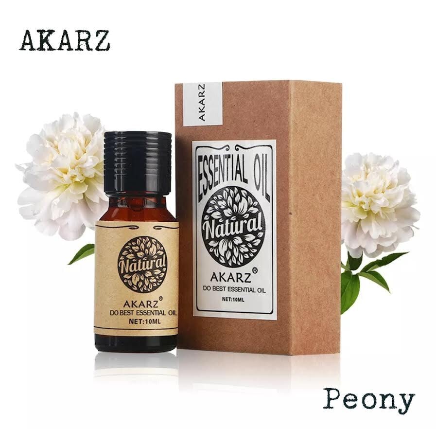 AKARZ ピオニー (牡丹の花) 10ml エッセンシャルオイル 精油 天然成分100％ アロマテラピー アロマセラピー MicoR  エッセンシャルオイル専門店