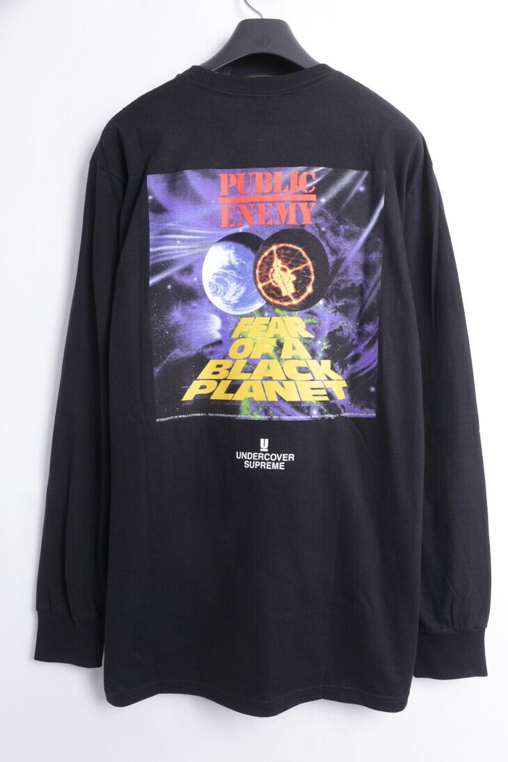 Supreme 18SS × UNDERCOVER PUBLIC ENEMY COUNTERATTACK LS TEE BLACK