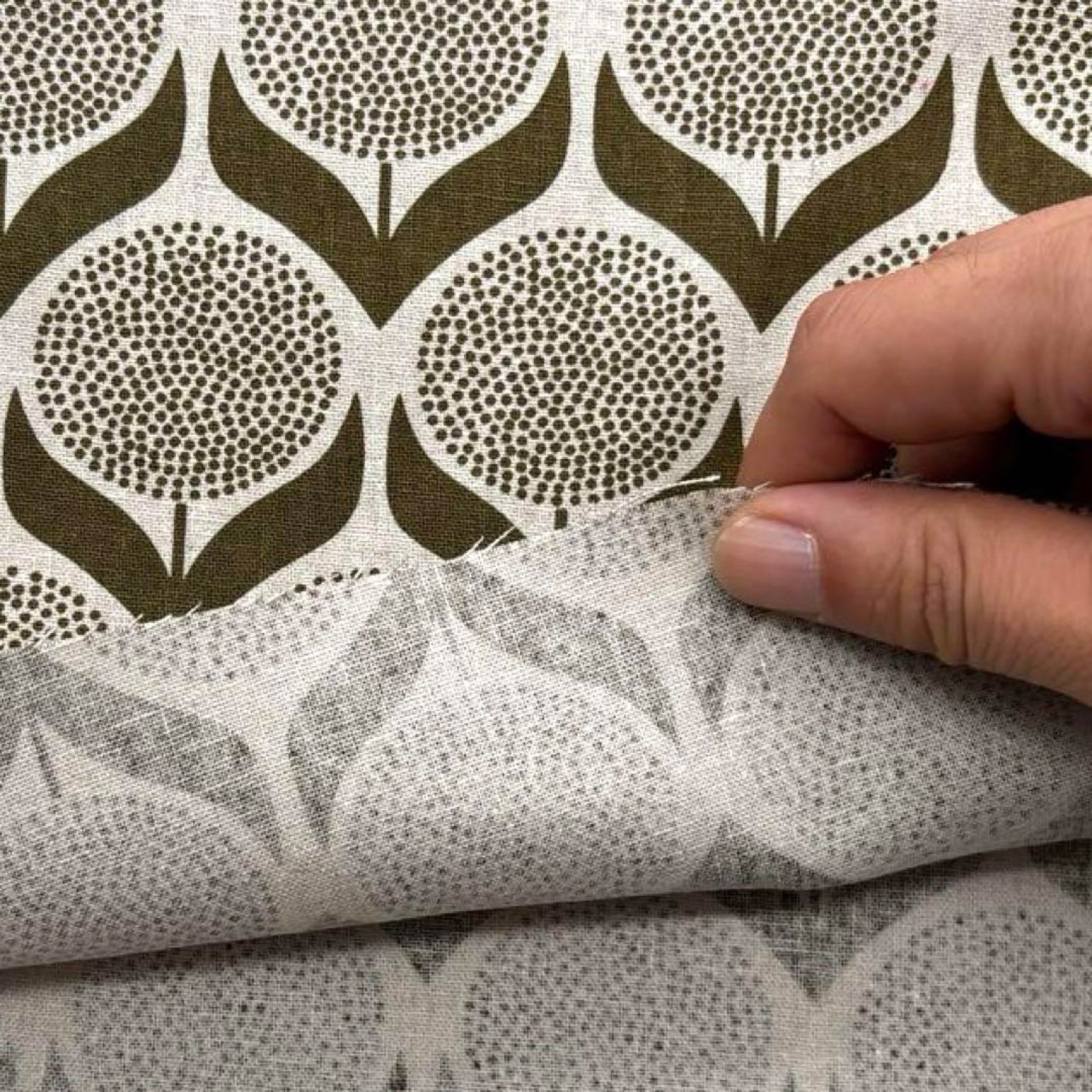 Cdr499-2◆1m◆SM◆コットンリネン混生地◆花柄