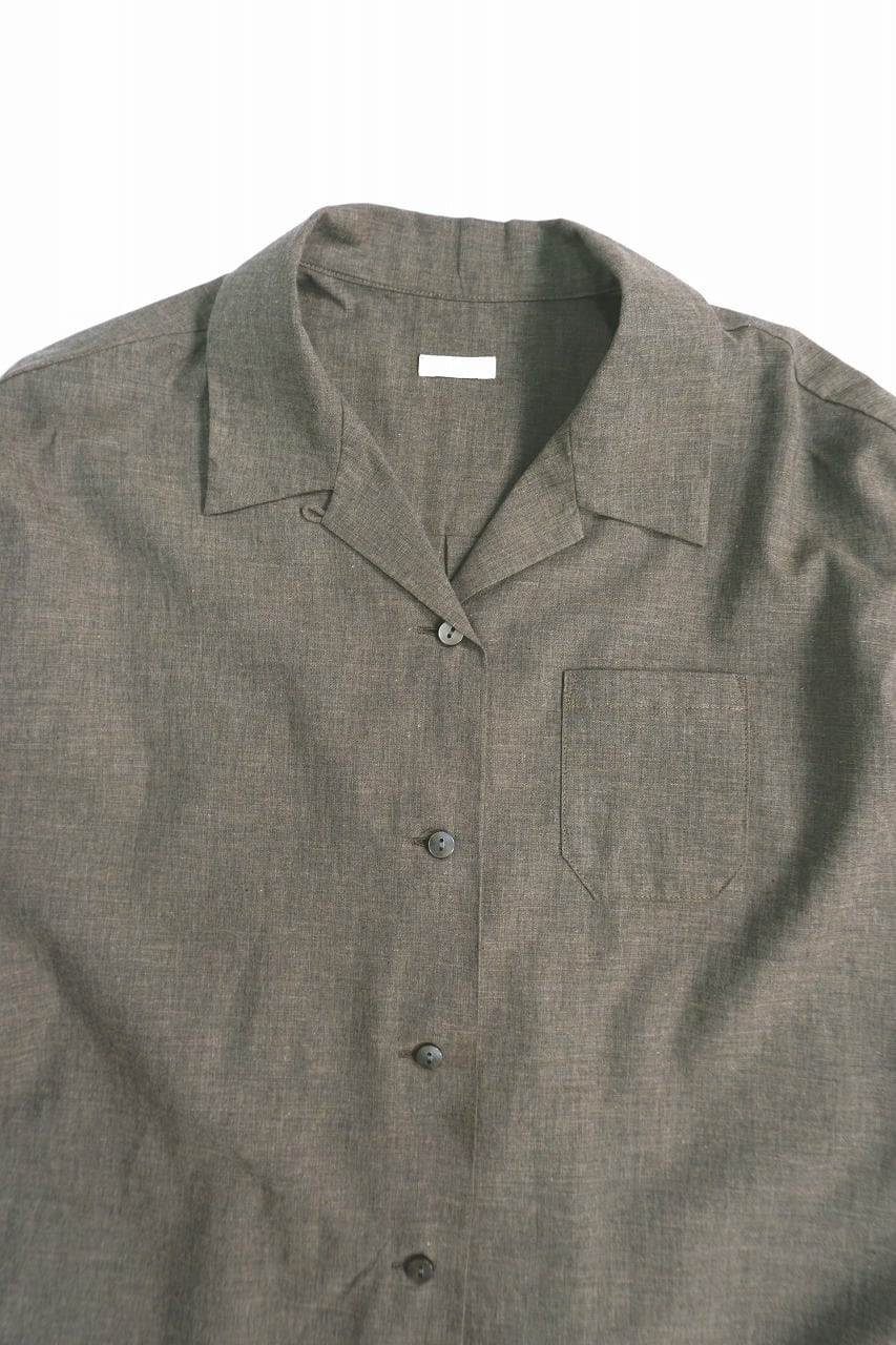 OG Co. Li. Chambray Open Collar Shirt