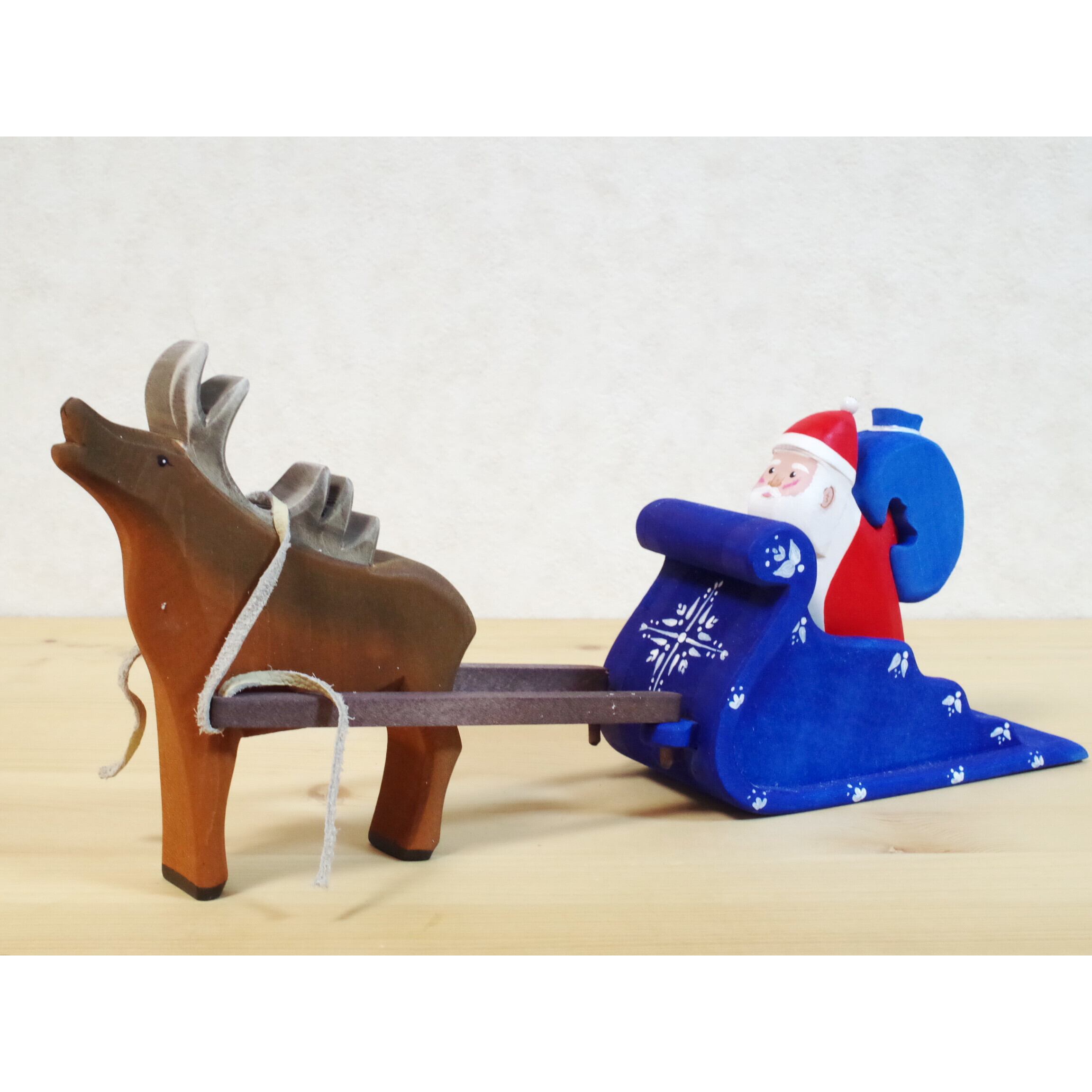 トラウファー うし 赤ぶち（ミニ） | 木のおもちゃ専門店 おもちゃ箱