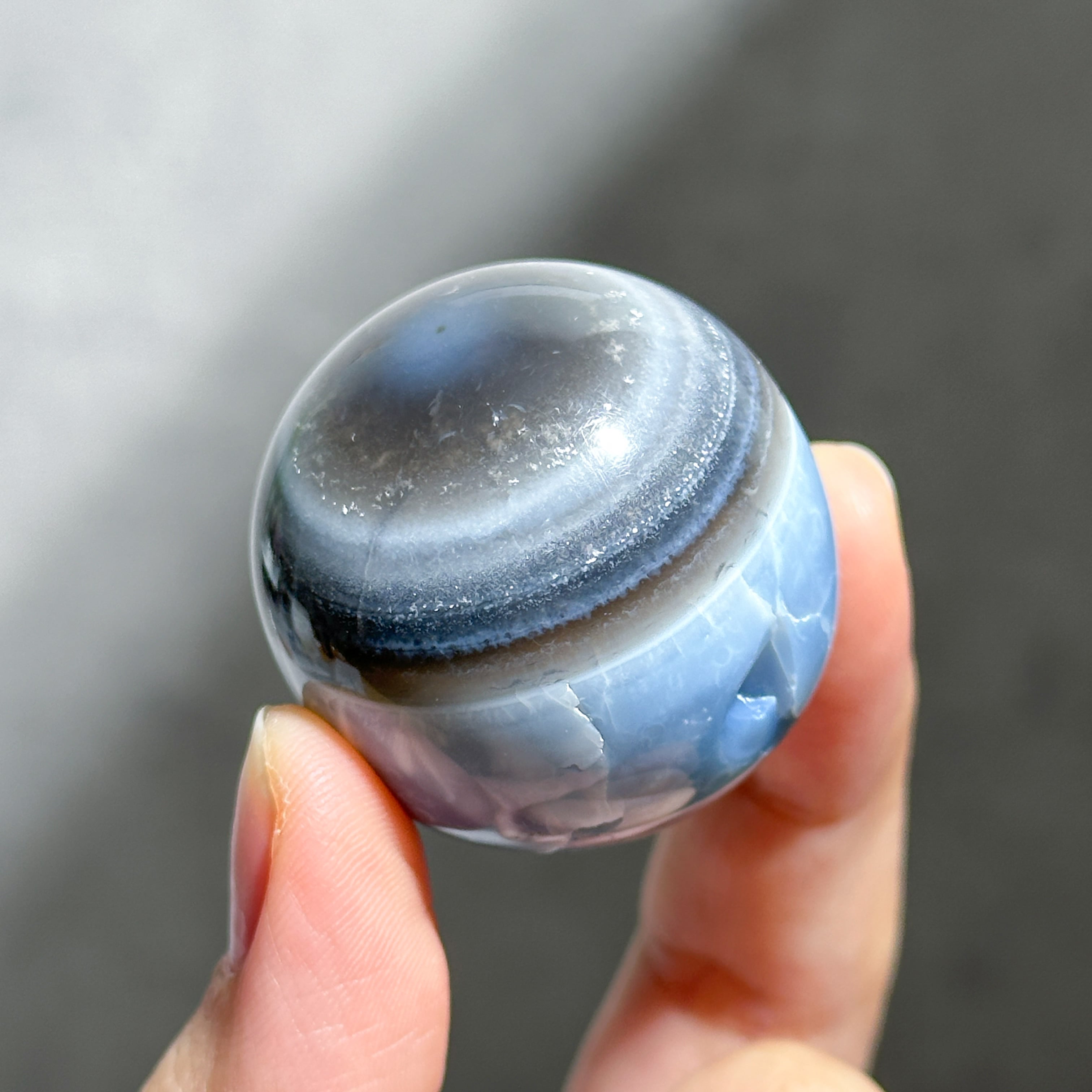 ブルーオパール スフィア22◇ Blue Opal ◇ 天然石・鉱物