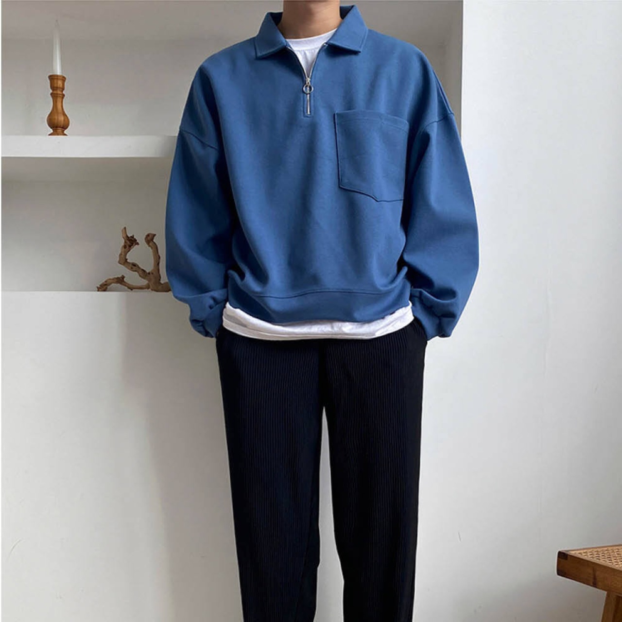 ジップポロスウェット　MT0080031