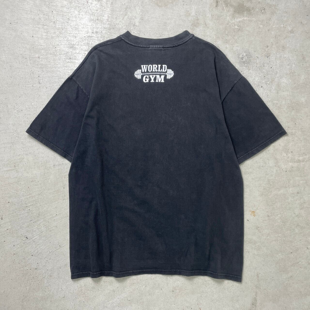 90年代 WORLD GYM ワールドジム アドバタイジングプリント Tシャツ
