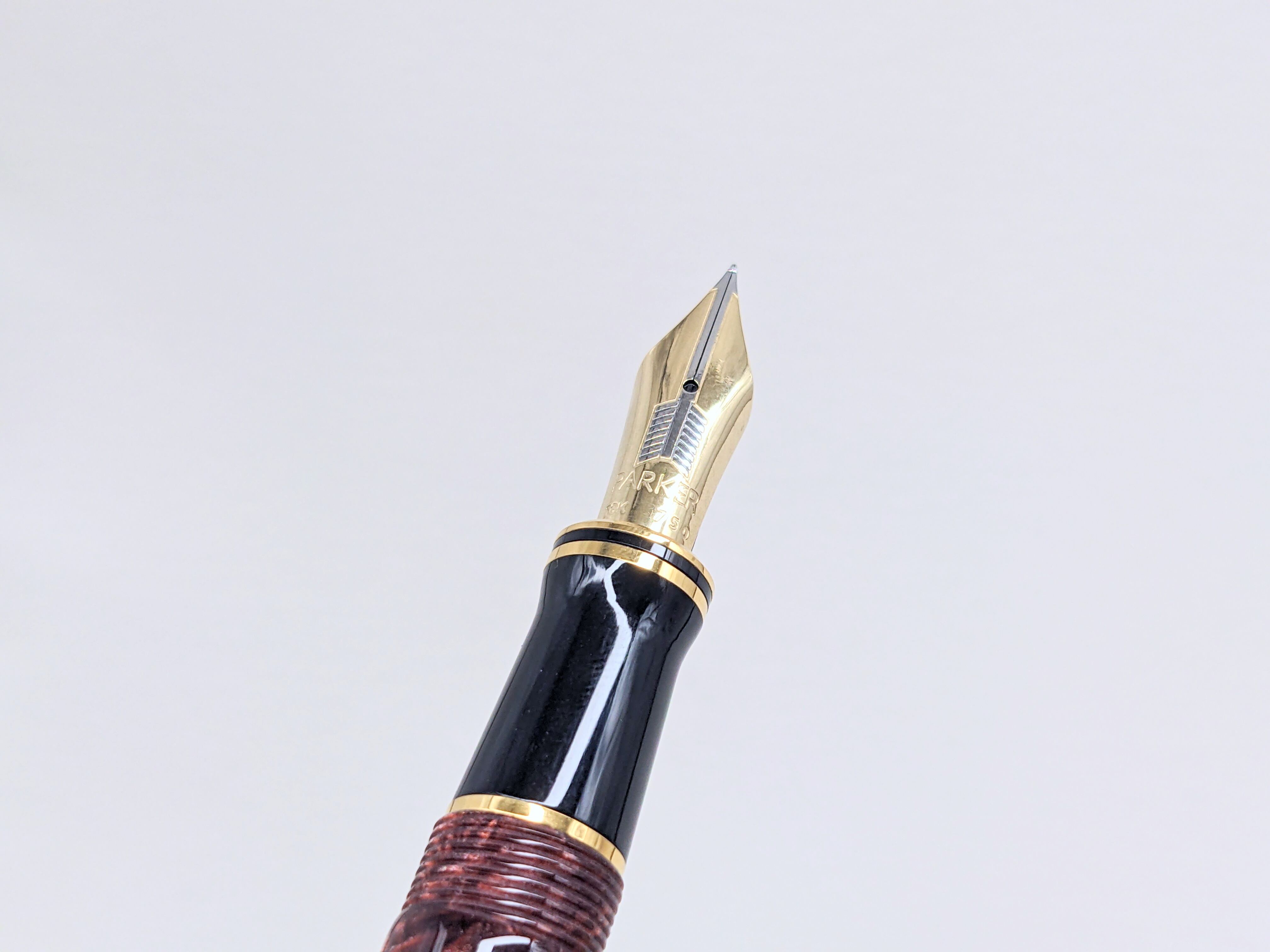 90s パーカー デュオフォールド センテニアル マーブルレッド PARKER