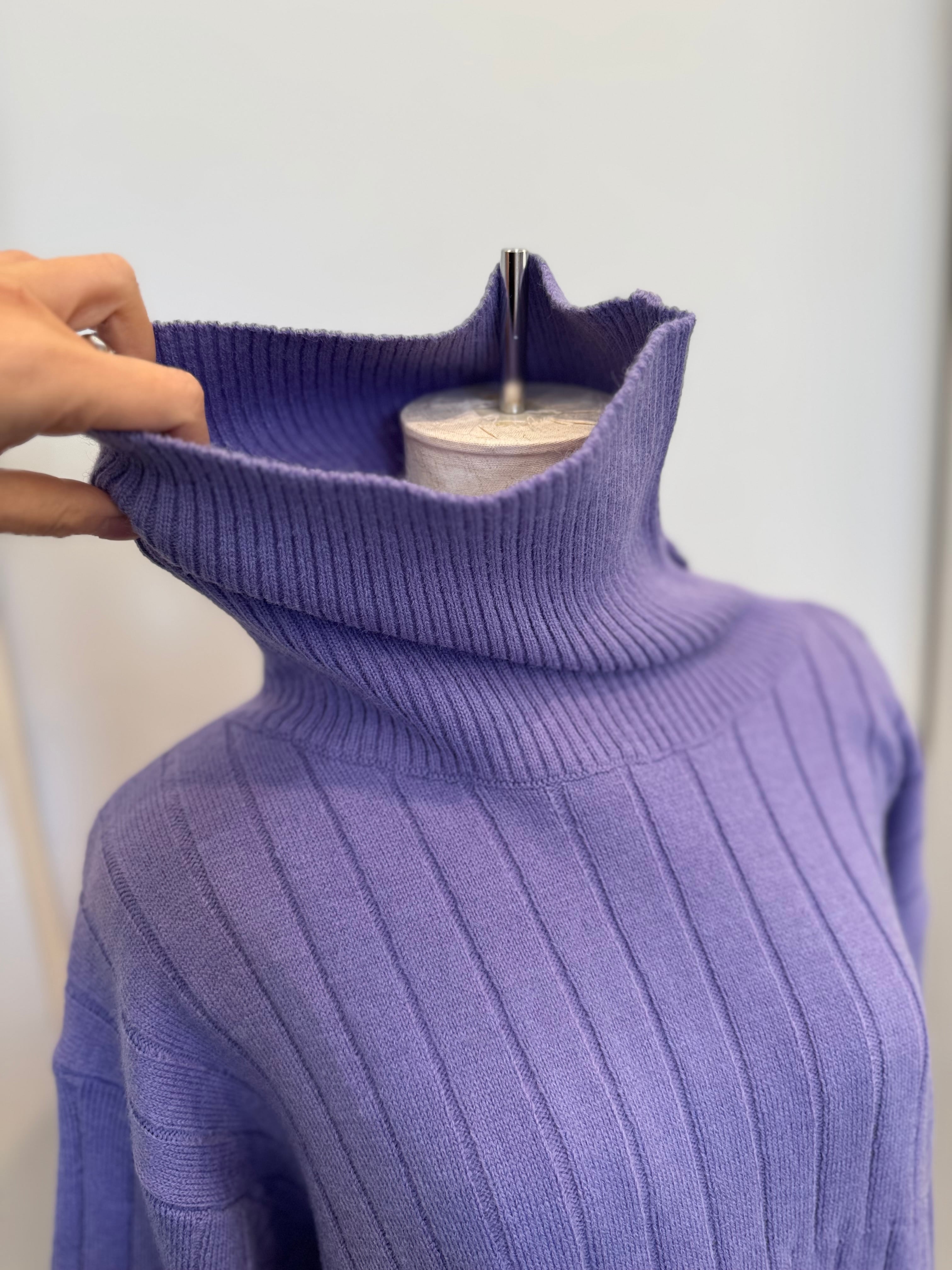 【DONA MARIE】オフタートルワイドリブニット 861027