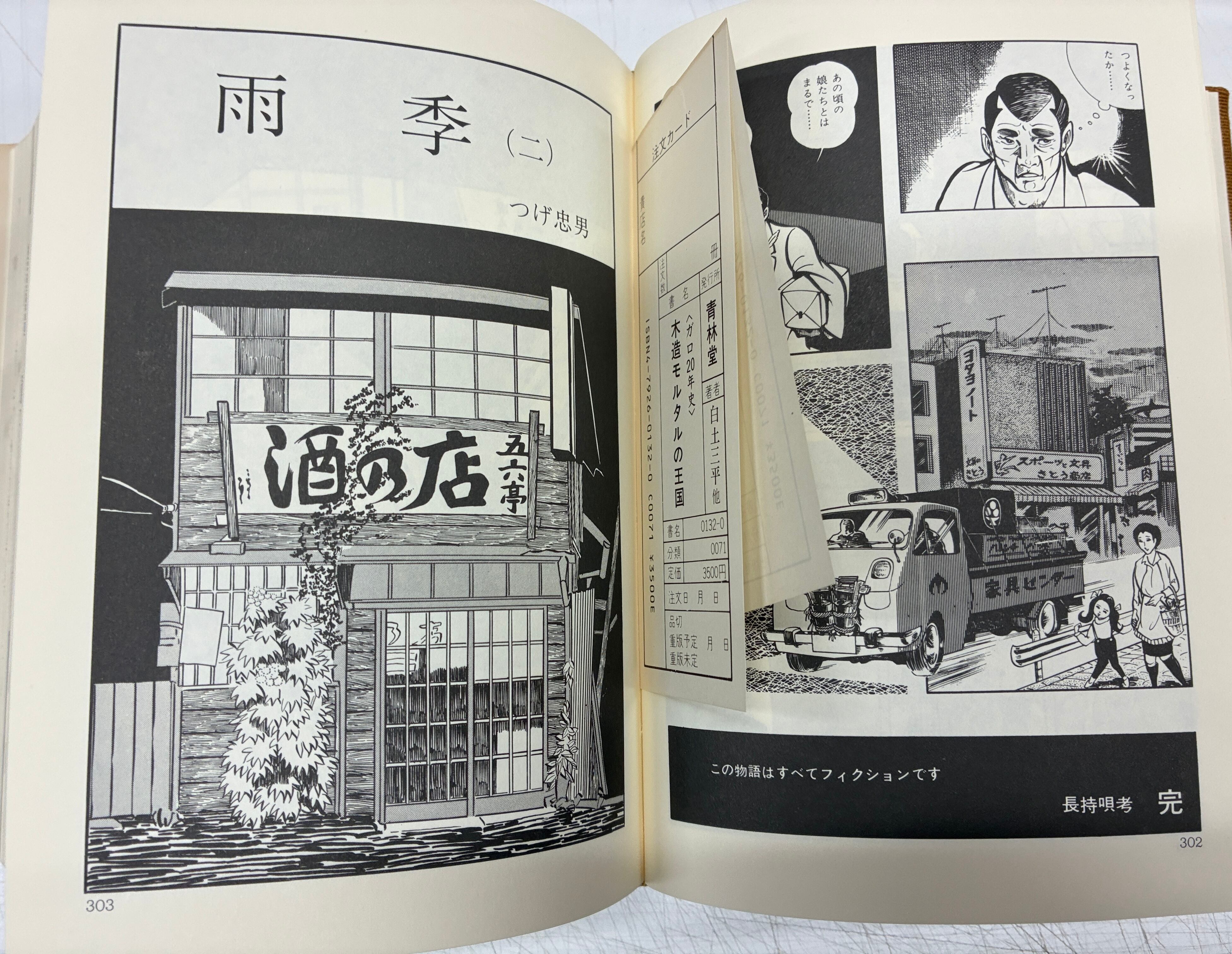 木造モルタルの王国 ガロ20年史の冊子あり 1984年 初版 青林堂