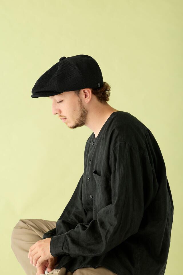 CPH(C-PLUS HEAD WEARS) 【STROW YARN THERMO/575 CASQUETTE】 ☆BLACK