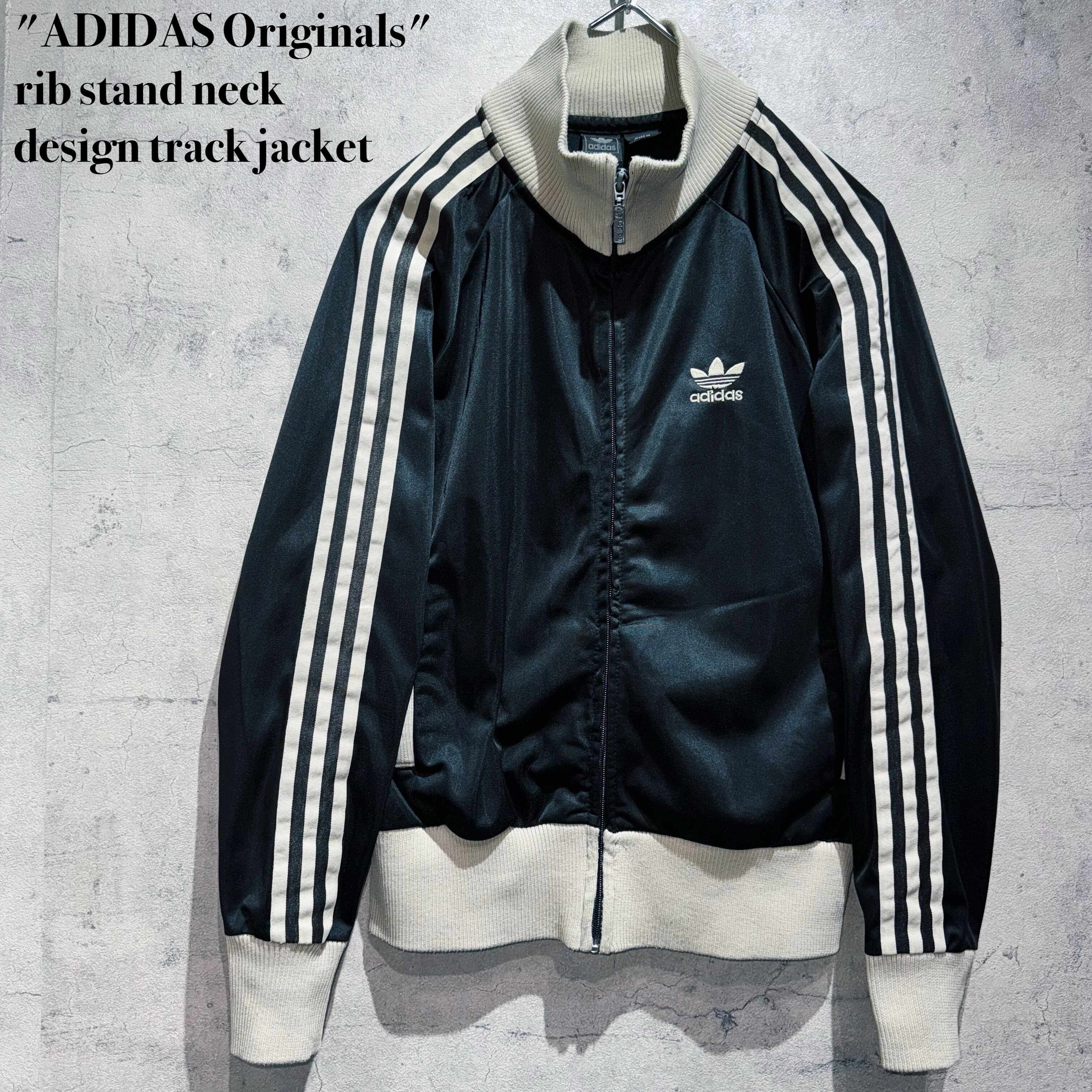 "ADIDAS Originals"rib stand neck design track jacket