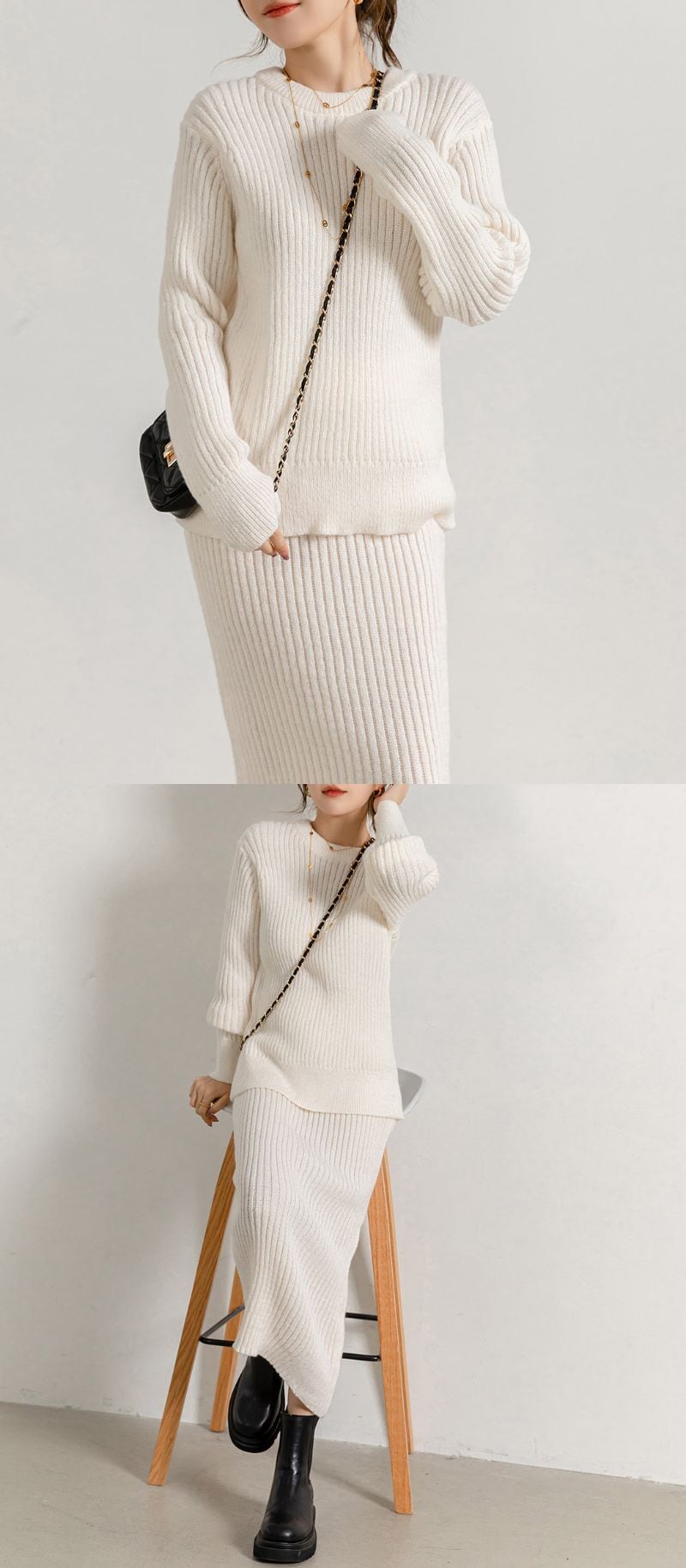 宅配便】リブニットセットアップ／tops2057 | DAY CLOSET｜ レディース