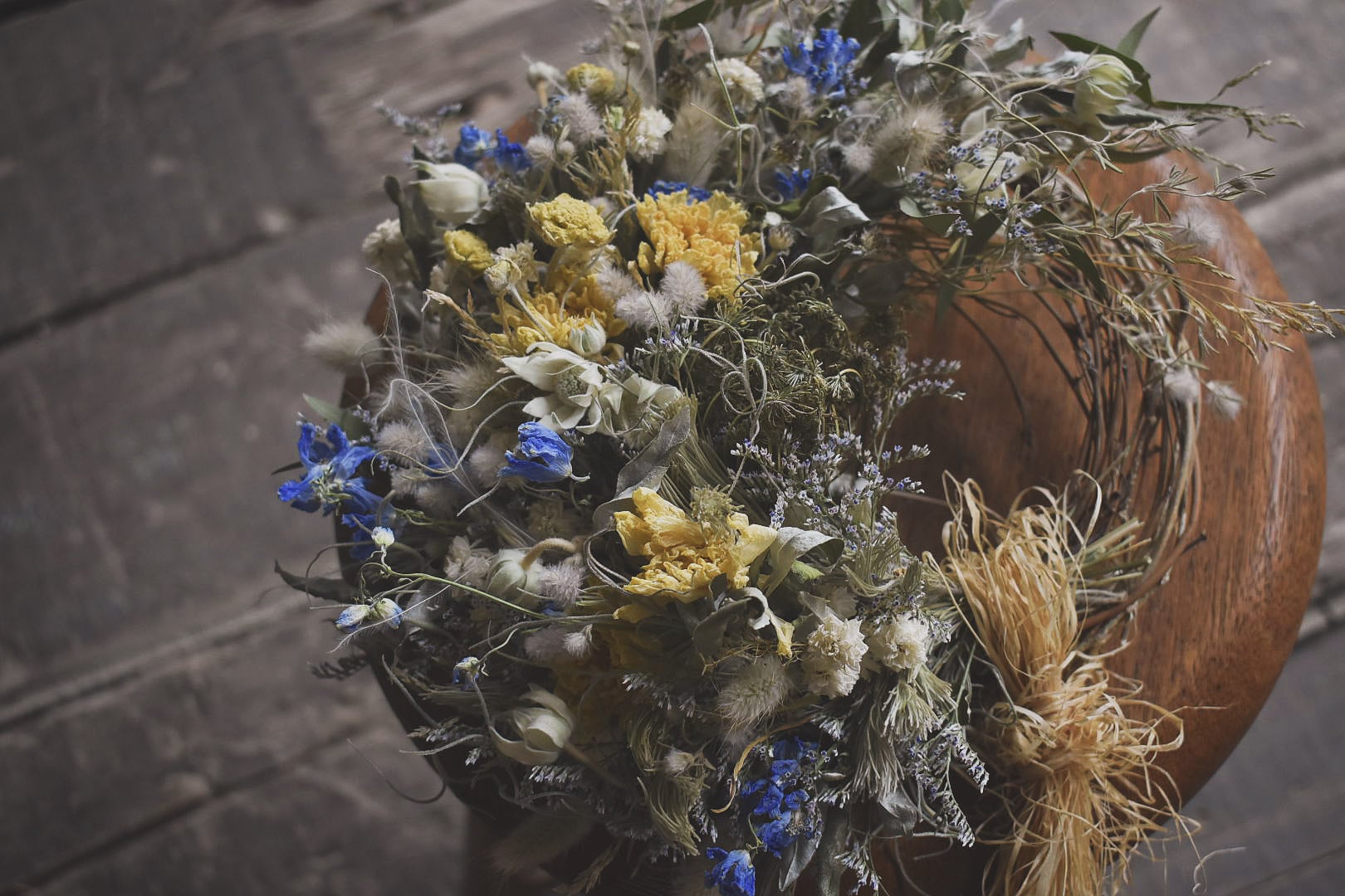 ドライフラワー リース 鶏頭 Dry Flower Wreath Celosia Cockscomb