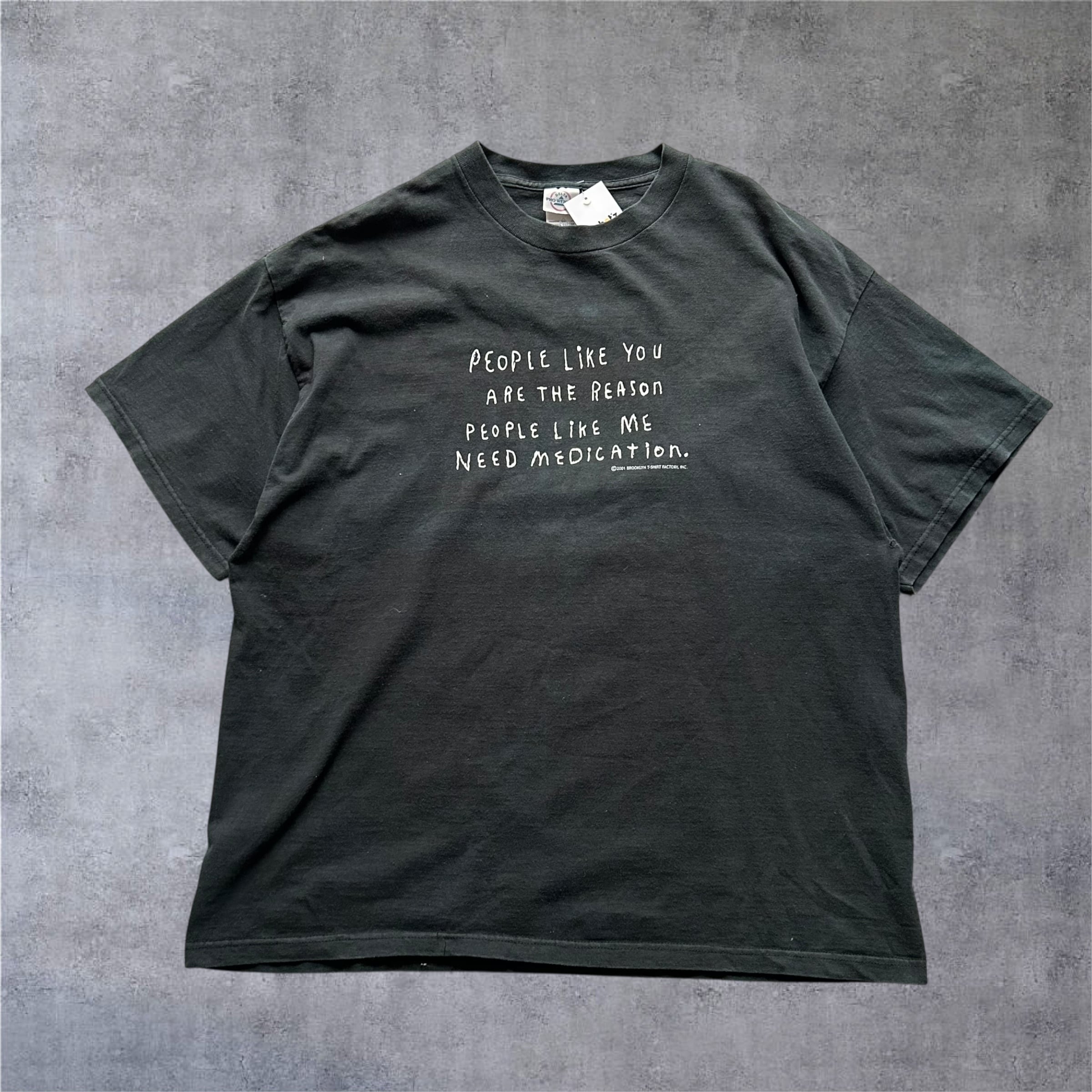 2001s Message T-shirt【高円寺店】