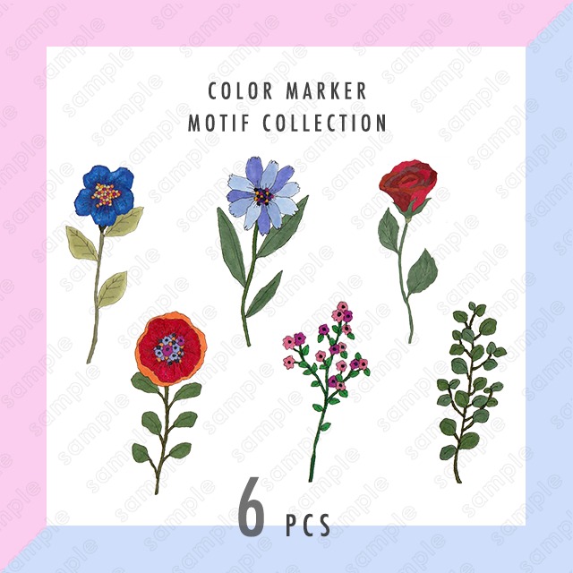 COLOR MARKER MOTIF COLLECTION