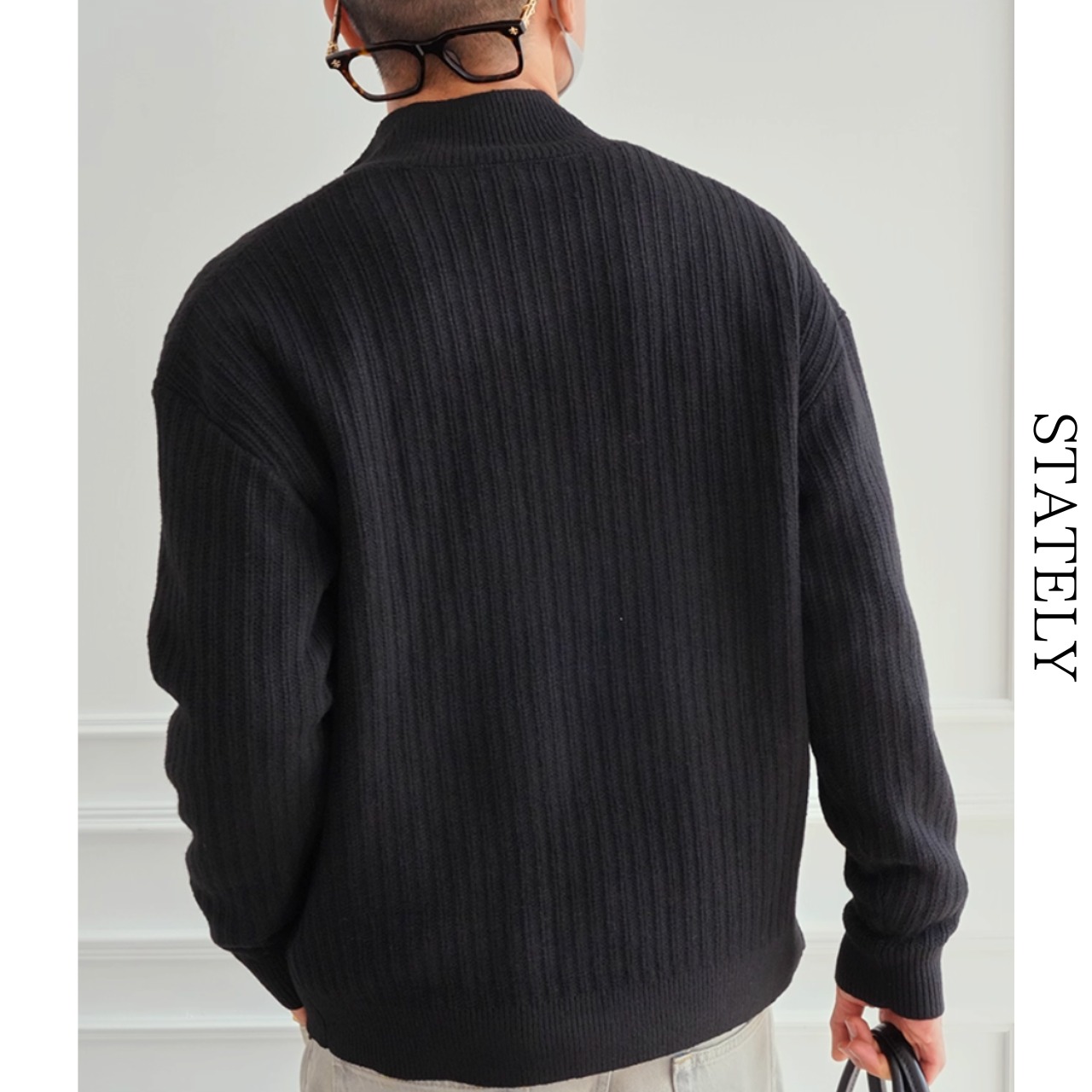 モダンリブニットカーディガン/2color_T231・画像4