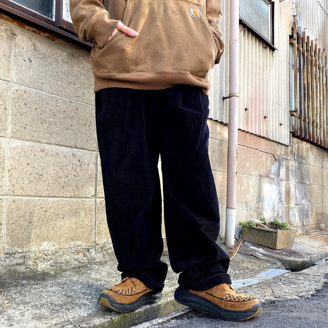 NAUTICA WOOL 100% テーパードパンツ