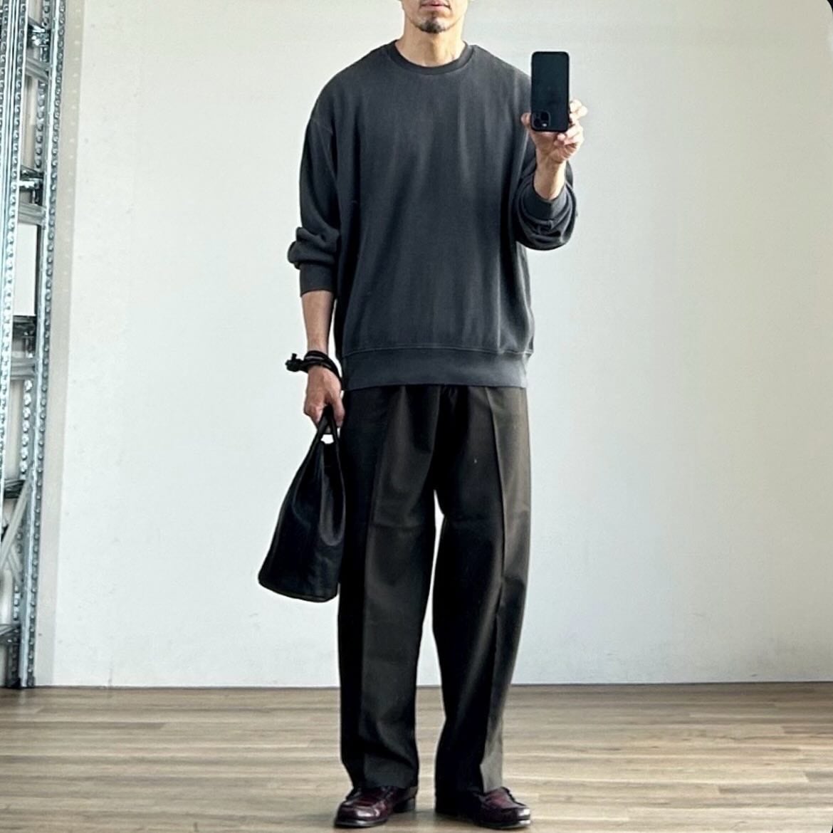 MANUAL ALPHABET チャコール スラックス サイズ2 MANUAL ALPHABET チャコール スラックス サイズ2