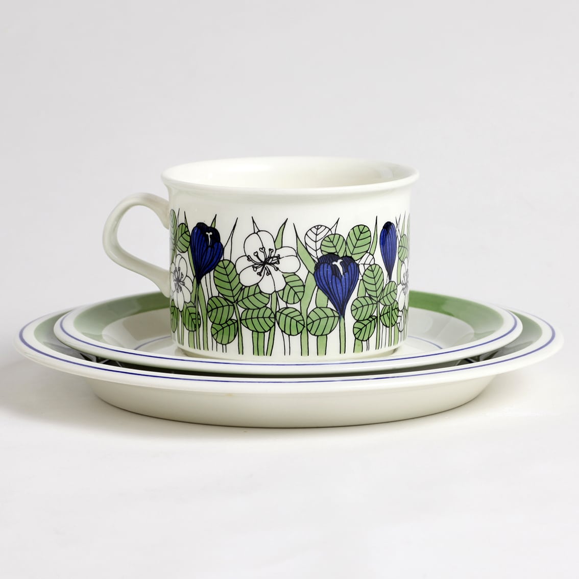 ARABIA アラビア Krokus クロッカス ティーカップ＆ソーサー、195mm