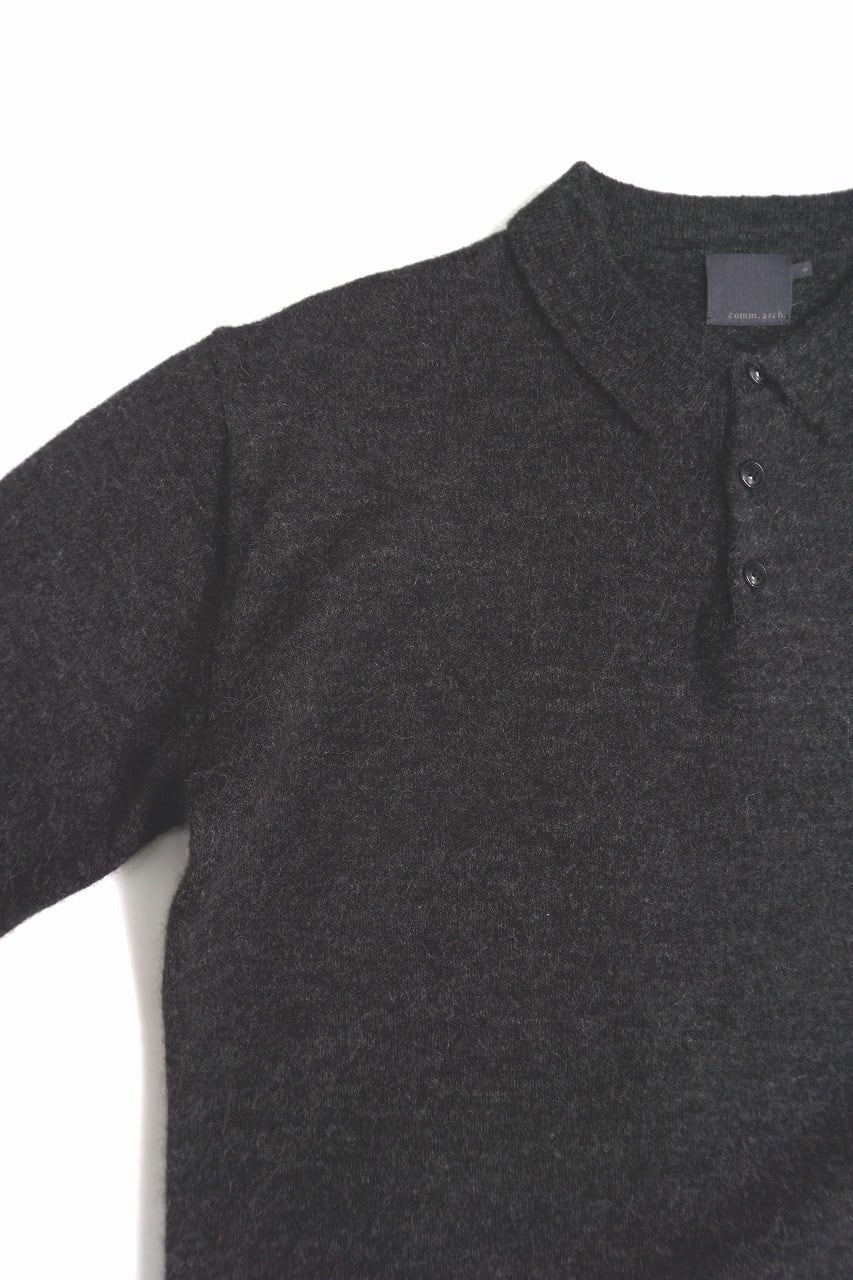 Alpaca Wool Smooth Knitted Polo
