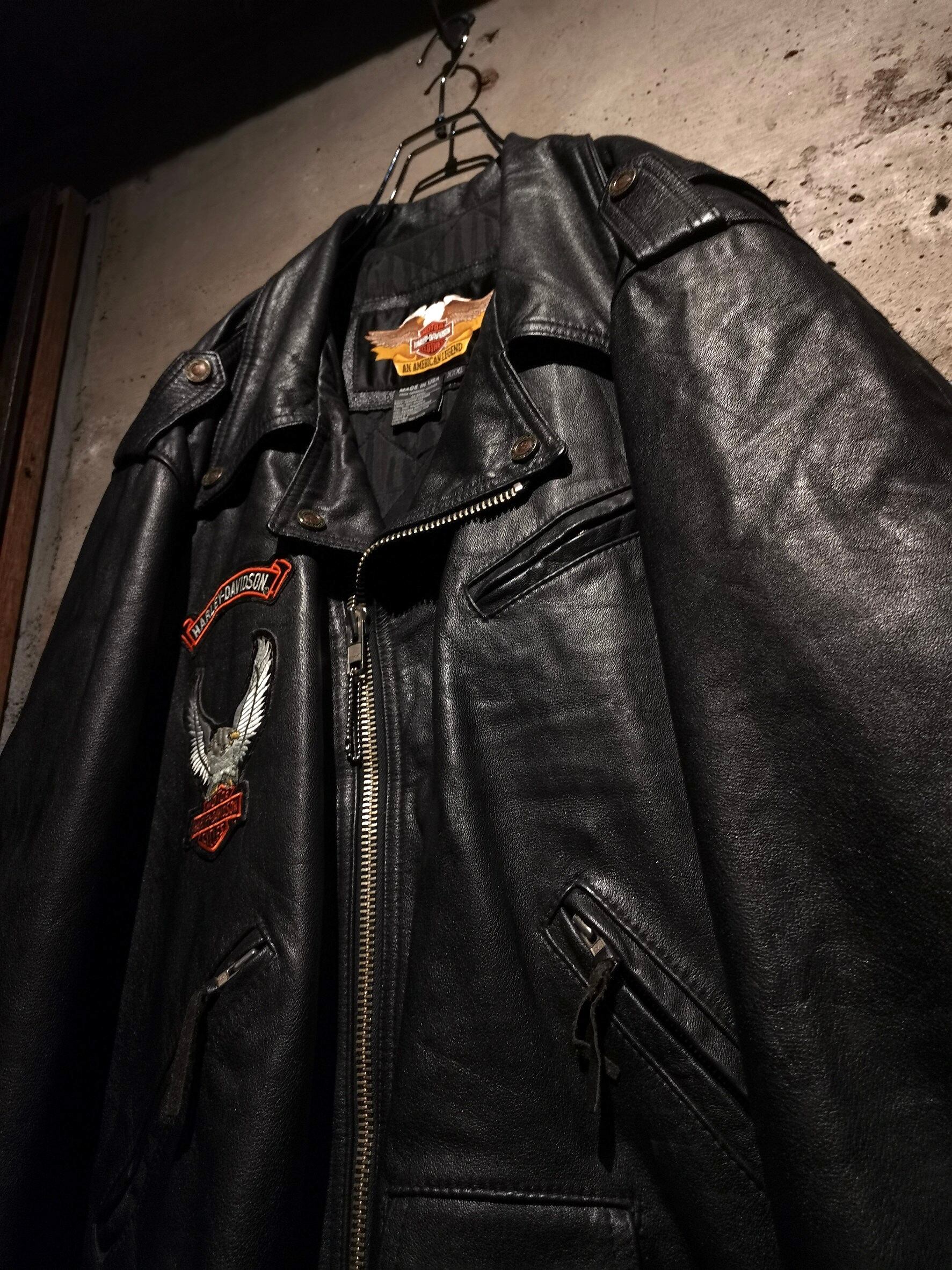 cakaで購入定価7万60s ビンテージHIGHWAY レザーライダース