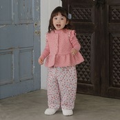 韓国子供服 / 26winter / puella FLO / デイジーパンツ / キッズ / 冬服 *90~140*