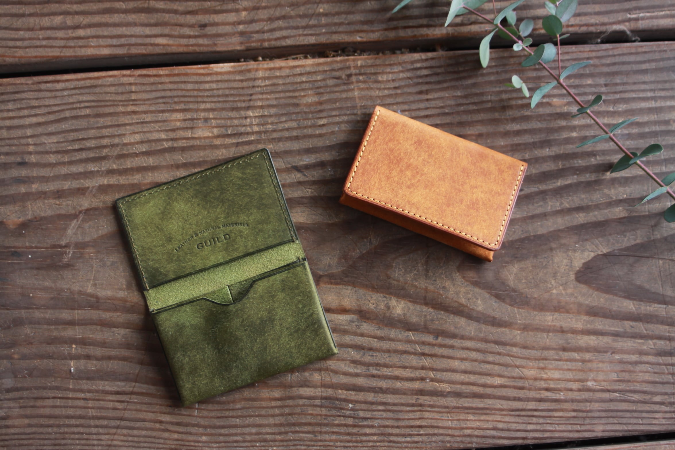 sottile] business card holder名刺（カード）入れ | GUILD LEATHER WORKS