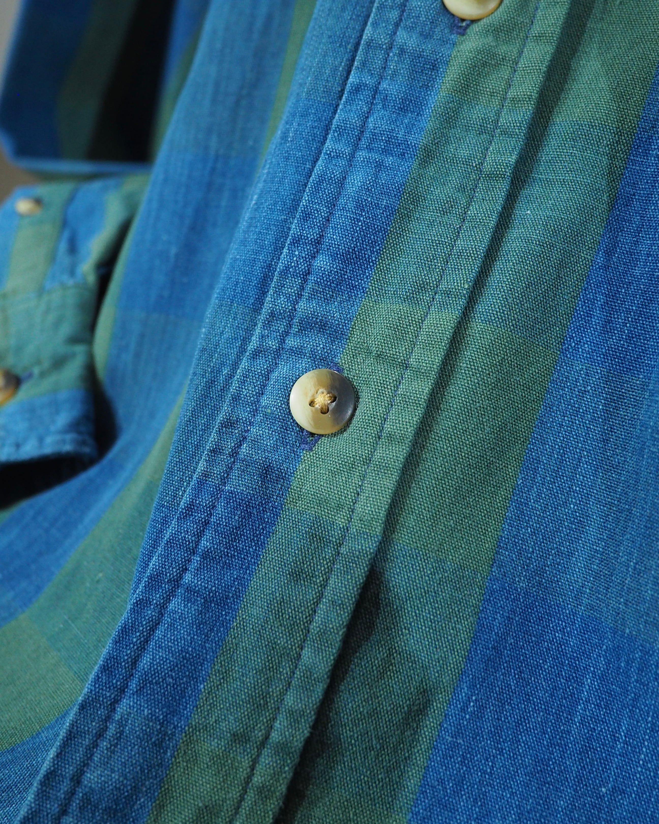 1990s " Old Nautica " Beautiful Buffalo check pattern vintage loose Button Down shirt