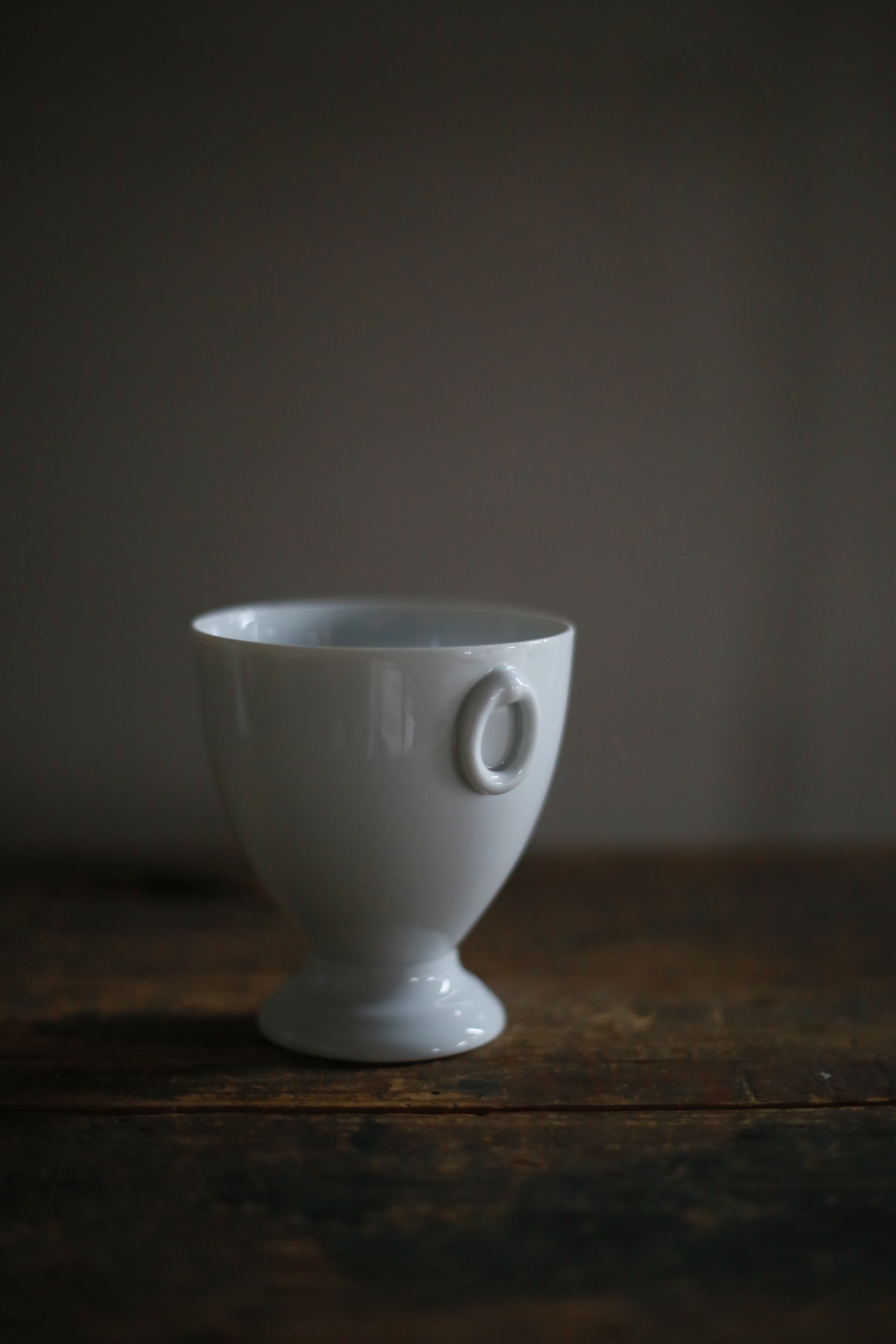 古い国産の大きなガラスコンポート | Konishi Koffee web shop