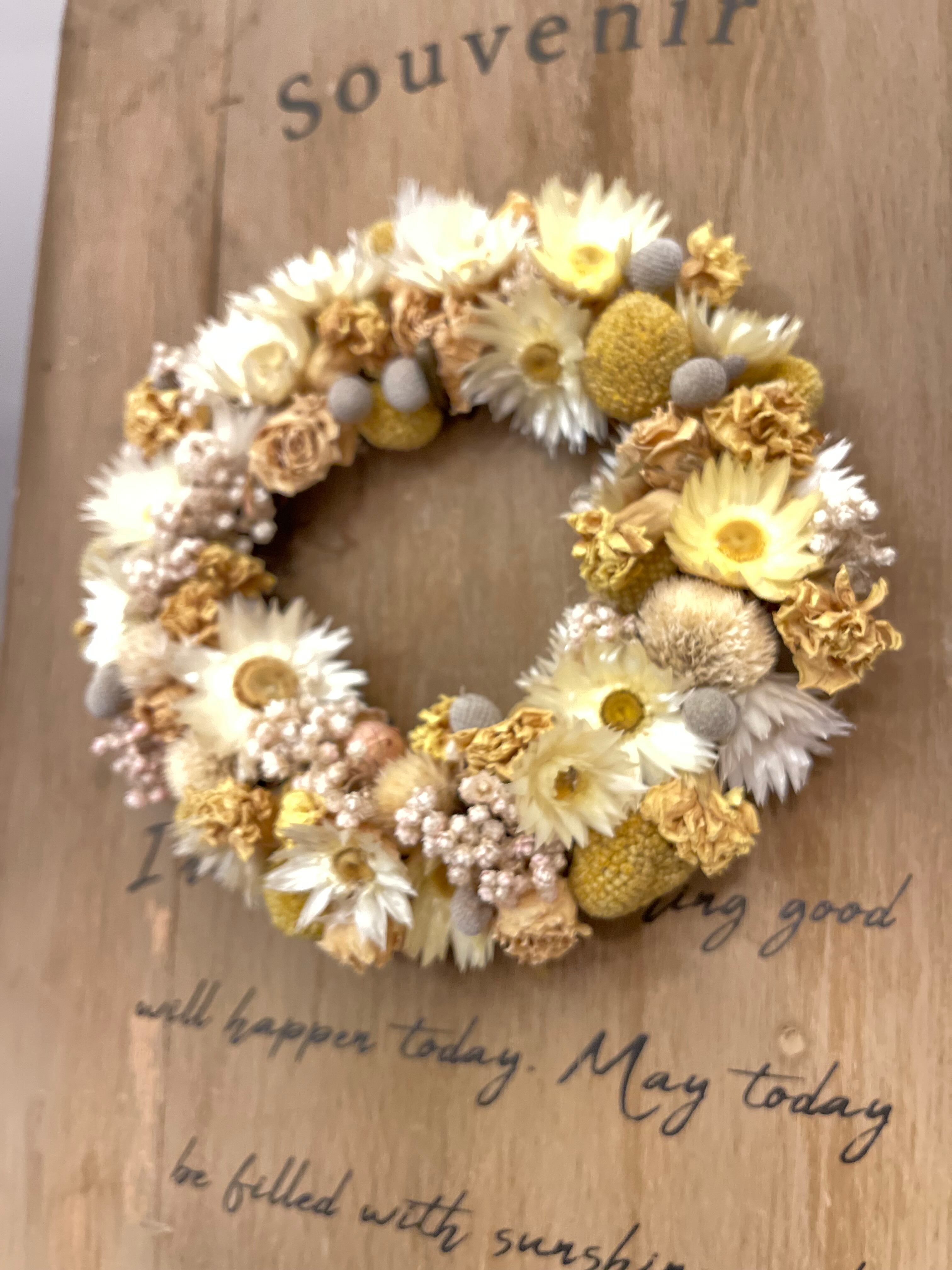 アンティーク紫陽花とバラのリース | Atelier MOET @Blue Rose