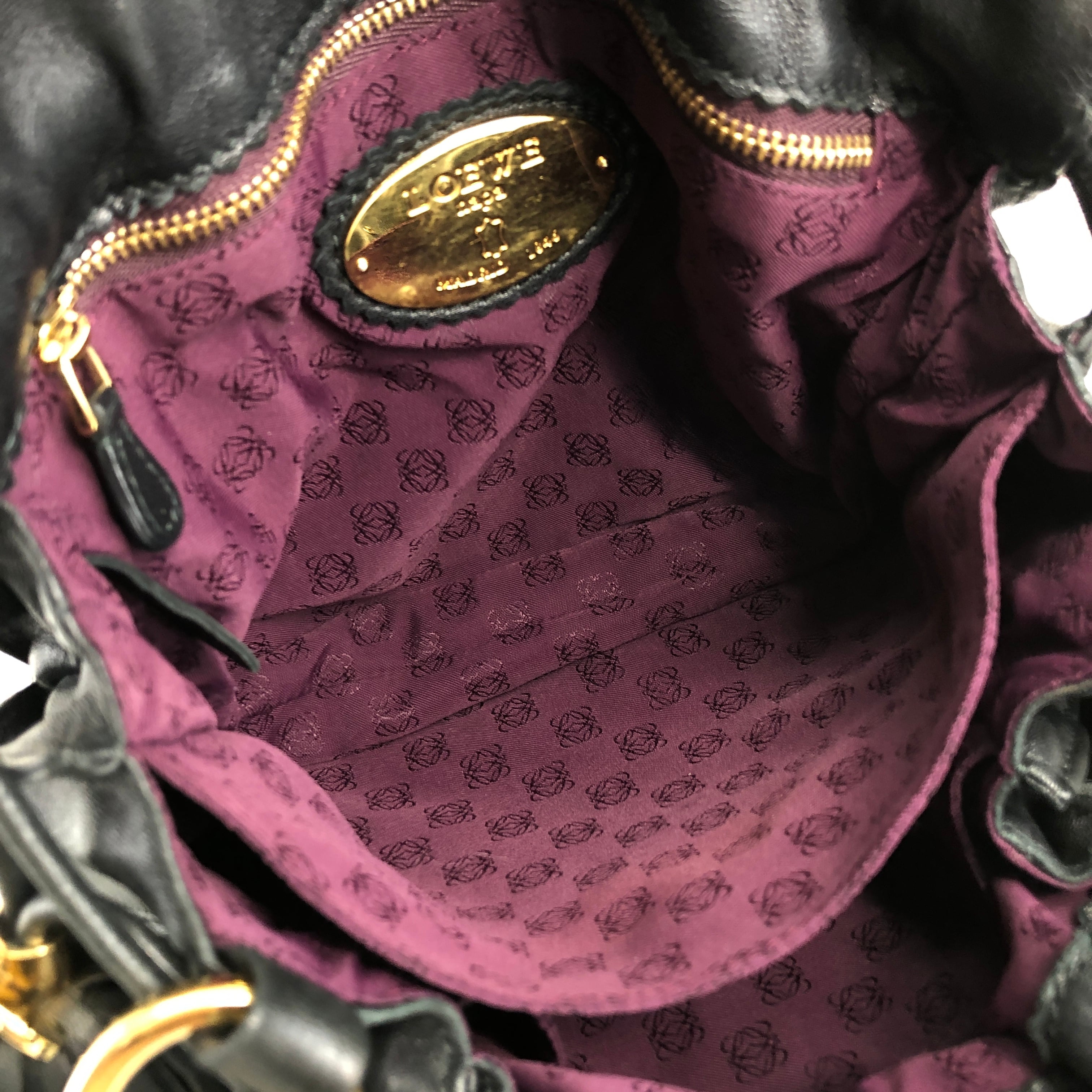 LOEWE ロエベ フラメンコ ショルダーバッグ ブラック タッセル LOEWE ロエベ フラメンコ ショルダーバッグ ブラック タッセル