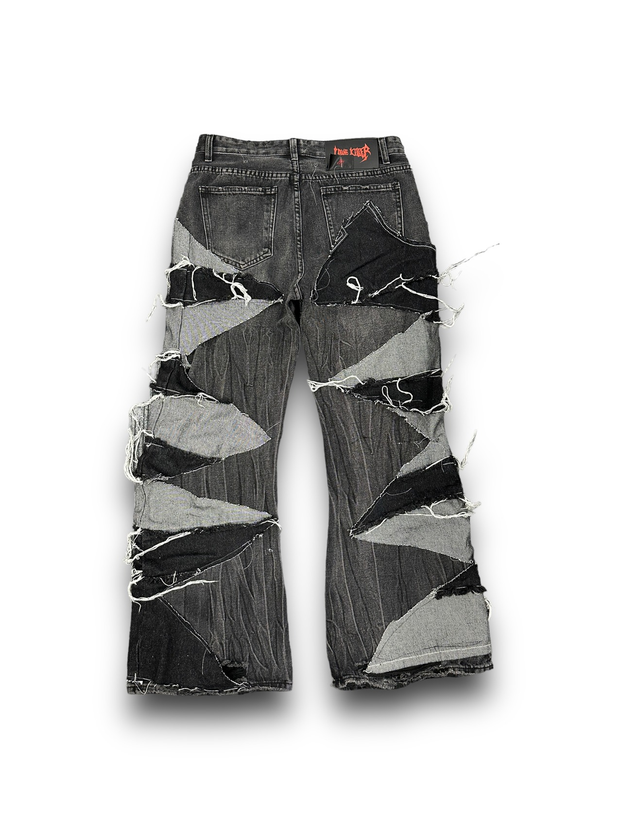 【DESTRUCION9】destrucion flare denim pants