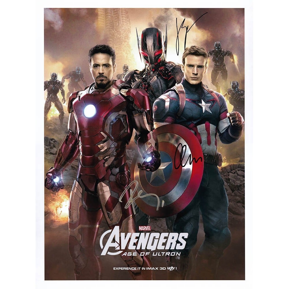 Captain Marvel(キャプテンマーベル) 【8名直筆サイン入りミニポスター