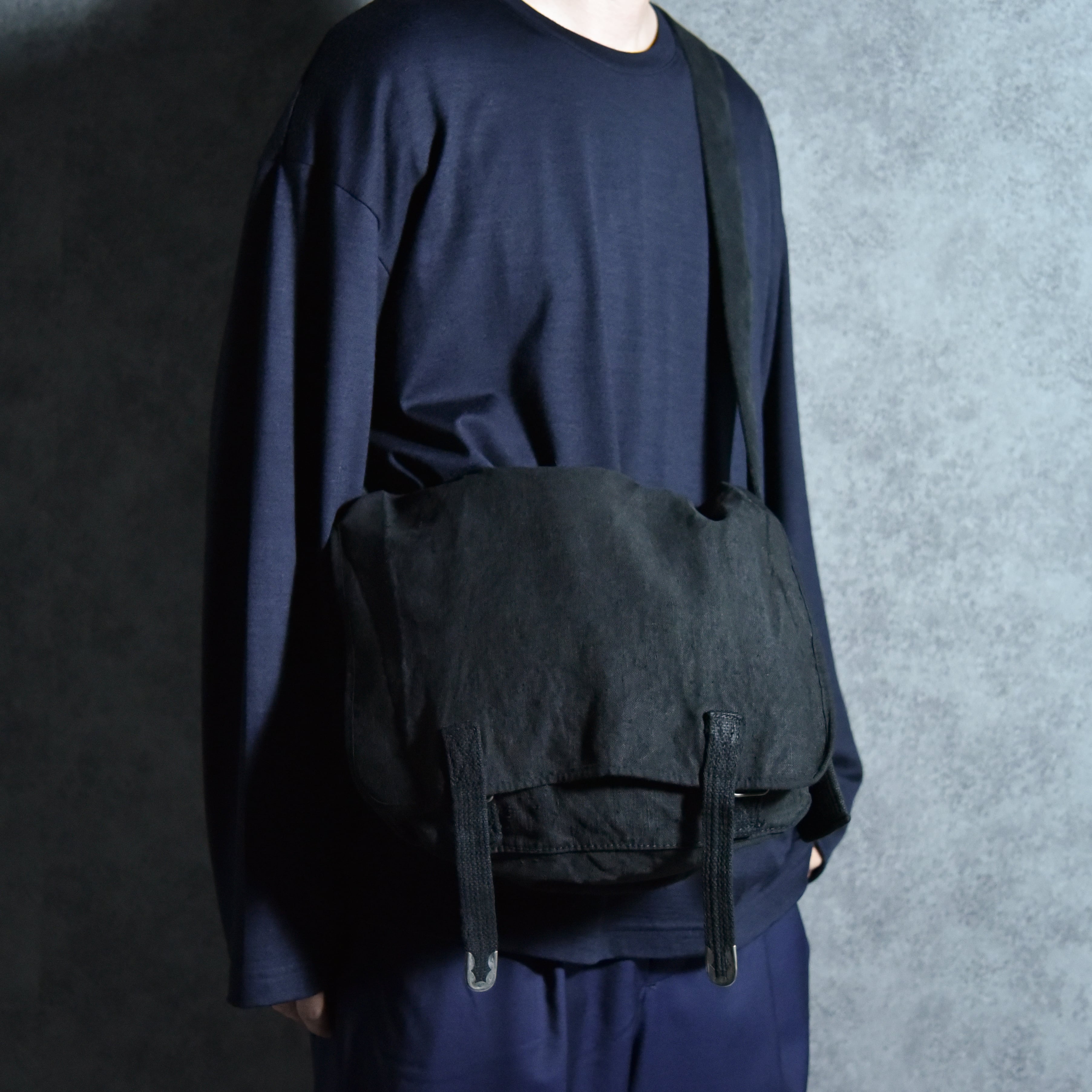 50s フランス軍　ショルダーバッグ 50s French Army Linen Shoulder Bag 50s フランス軍 TTA LINEN リネン