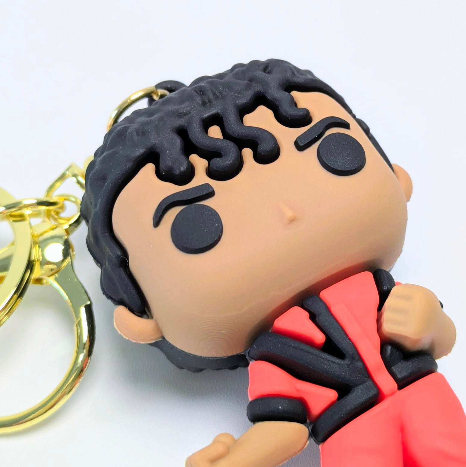 michael jackson ( マイケル・ジャクソン ) 】3D Rubber KeyHolder
