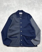 ~90s HAI SPORTING GEAR Switching Design Knit Shirt Jacket