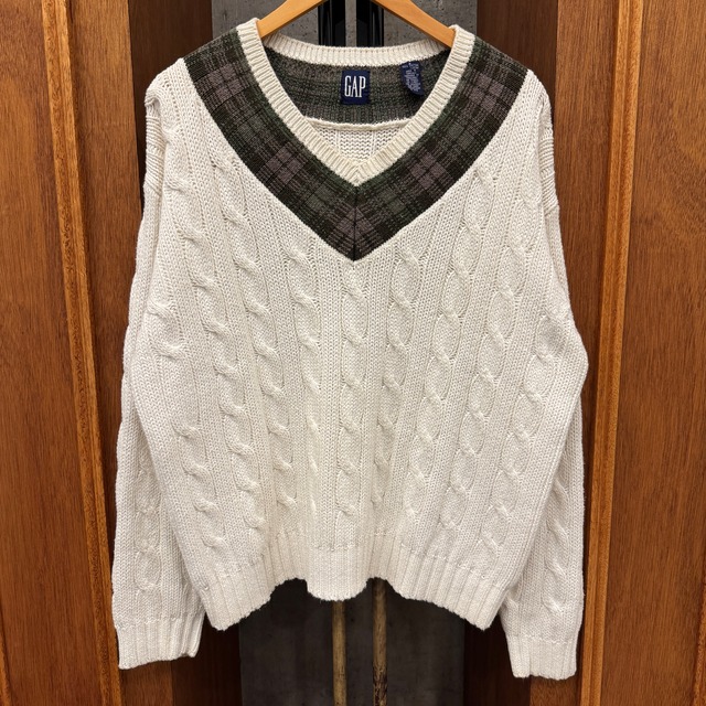 1990s OLD GAP TILDEN SWEATER S ⑧