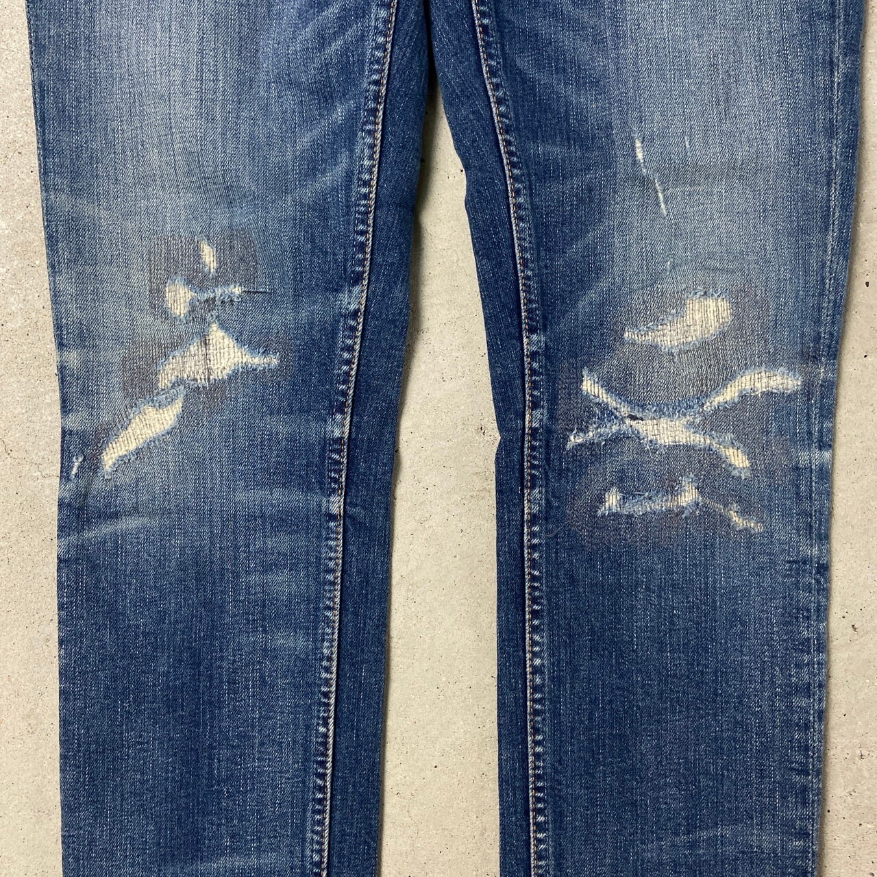 NUDIE JEANS ヌーディージーンズ スキニーデニムパンツ メンズW31 古着 