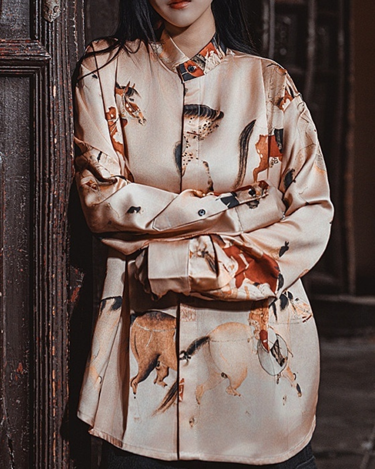 Japanese Style Long-Sleeve Shirt【G1141】