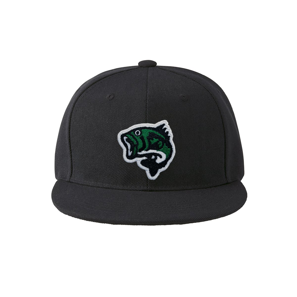 選べるデザイン 釣り 刺繍キャップ cap-b_ss004 ルアーフィッシング フラットバイザー スナップバック キャップ 帽子