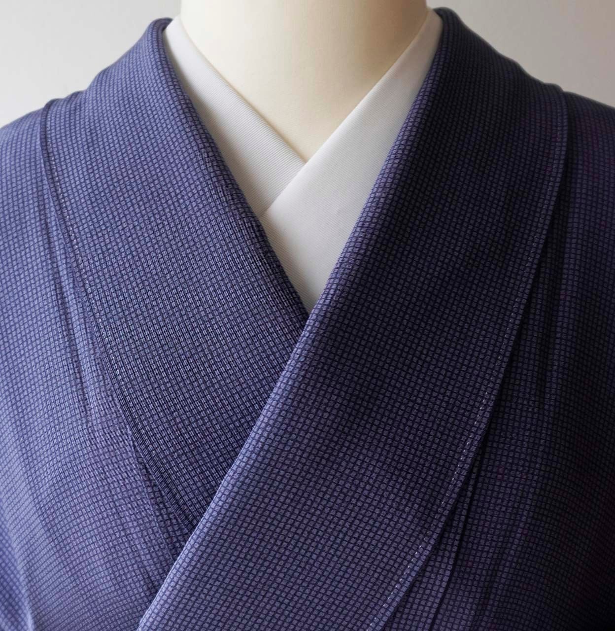 袷】紅掛花色 角通し 江戸小紋 | 大山キモノ・ちぇらうなぼるた