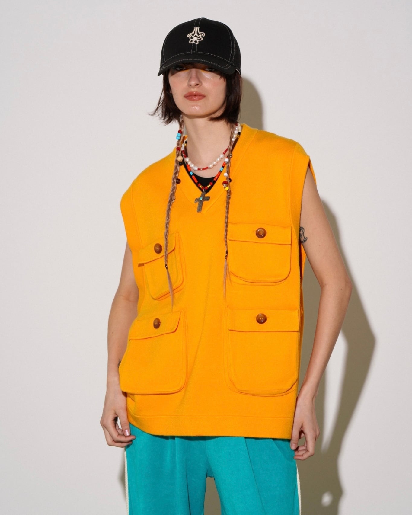 【×VOO】Fisherman Knit Vest/フィッシャーマンニットベスト | AMBERGLEAM