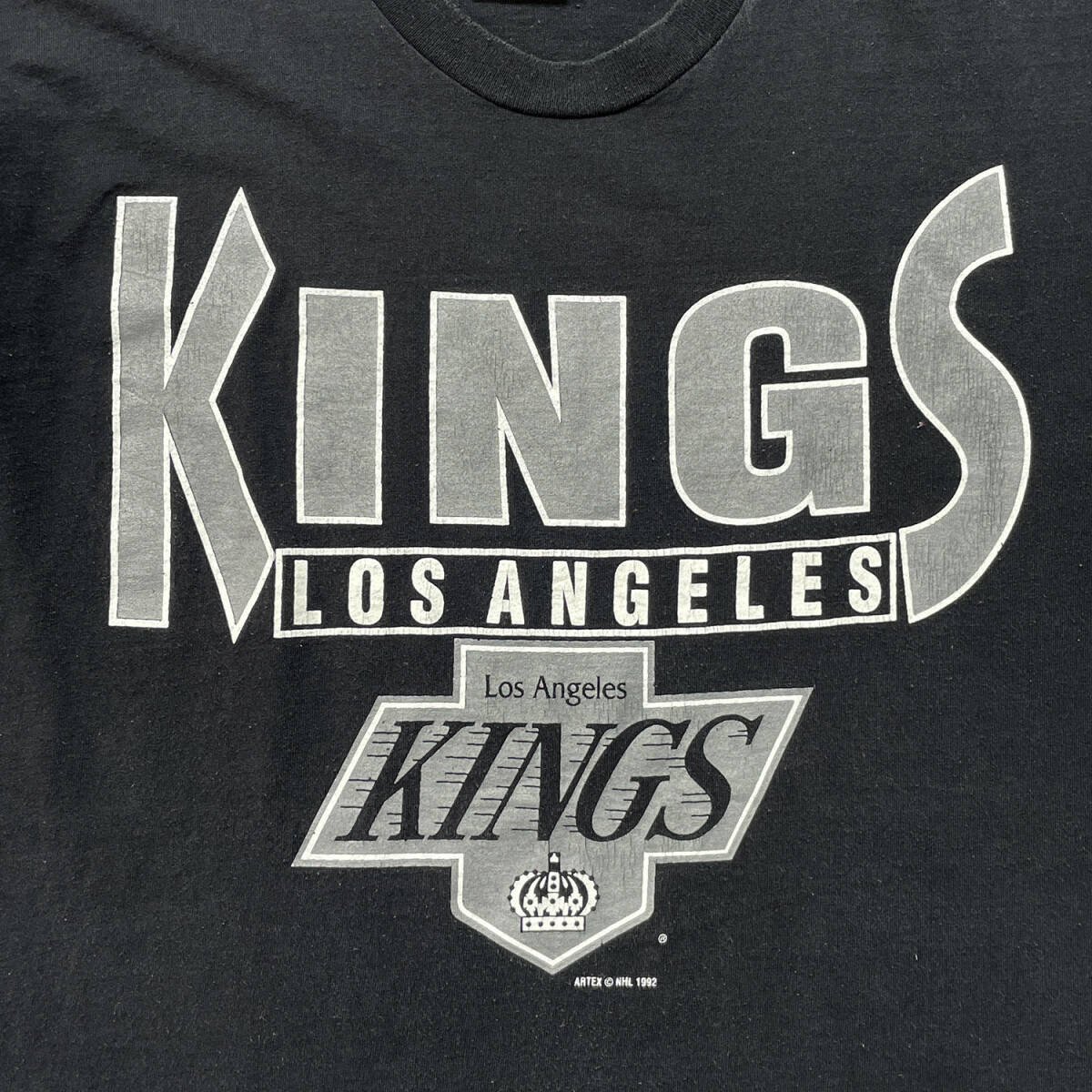 古着 USA製 90S Lee リー NHL ロサンゼルスキングス ヴィンテージ T
